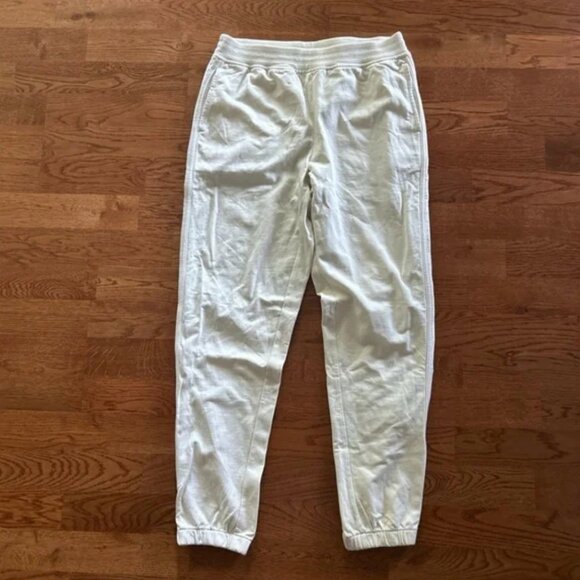 aerie sunwashed desert sweatpants s jogger ivory off white cream soft pockets - Picture 5 of 5